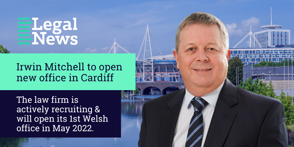 Irwin Mitchell to open new office in Cardiff Legal News